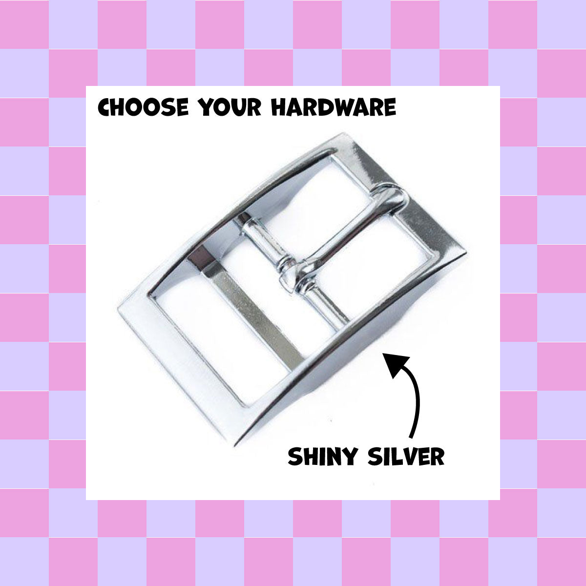 Silver buckle