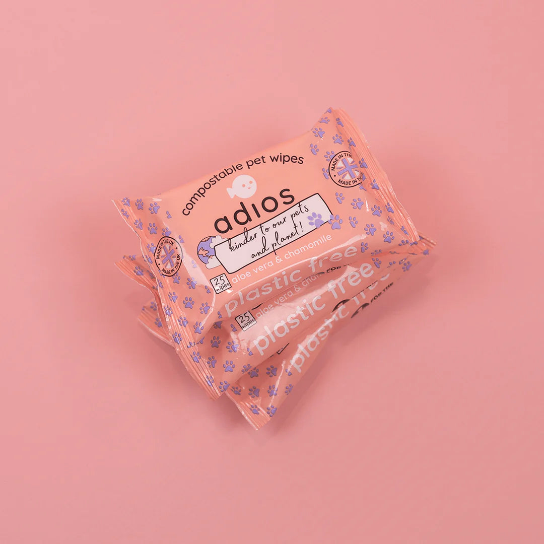 Compostable Pet Wipes by Adios: Gentle on Paws, Kind to the Planet 🐾🌿