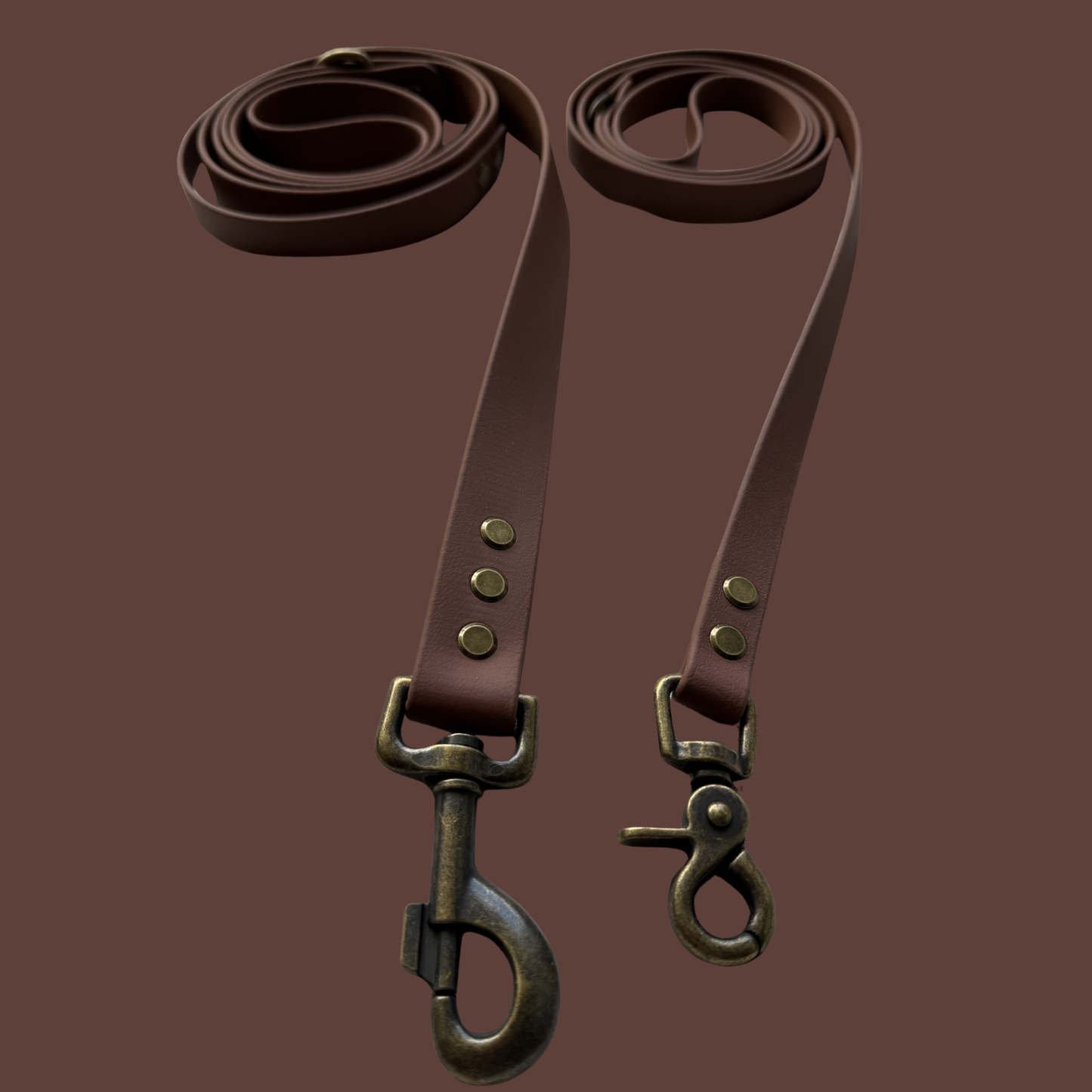 Chocolate Brown Waterproof Dog Collar 🐻🤎