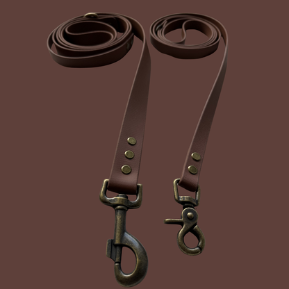 Chocolate Brown Waterproof Dog Collar 🐻🤎