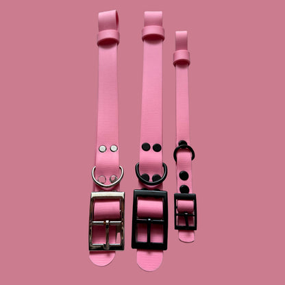 Barbie Pink Waterproof Dog Collar 🎀🌸