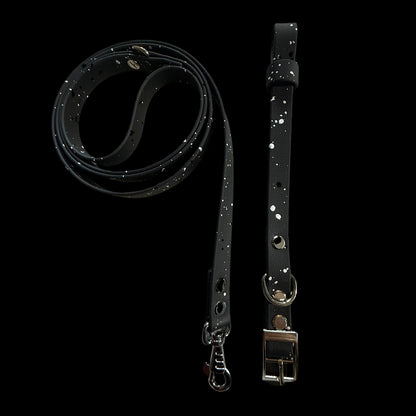 Midnight Frost ❄️ Waterproof dog collar and lead