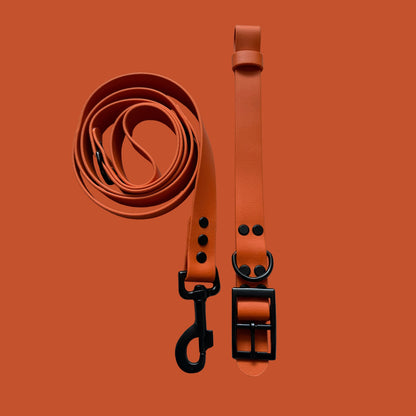 Fire Orange Waterproof Dog Collar 🔥🧡