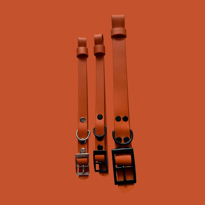 Fire Orange Waterproof Dog Collar 🔥🧡