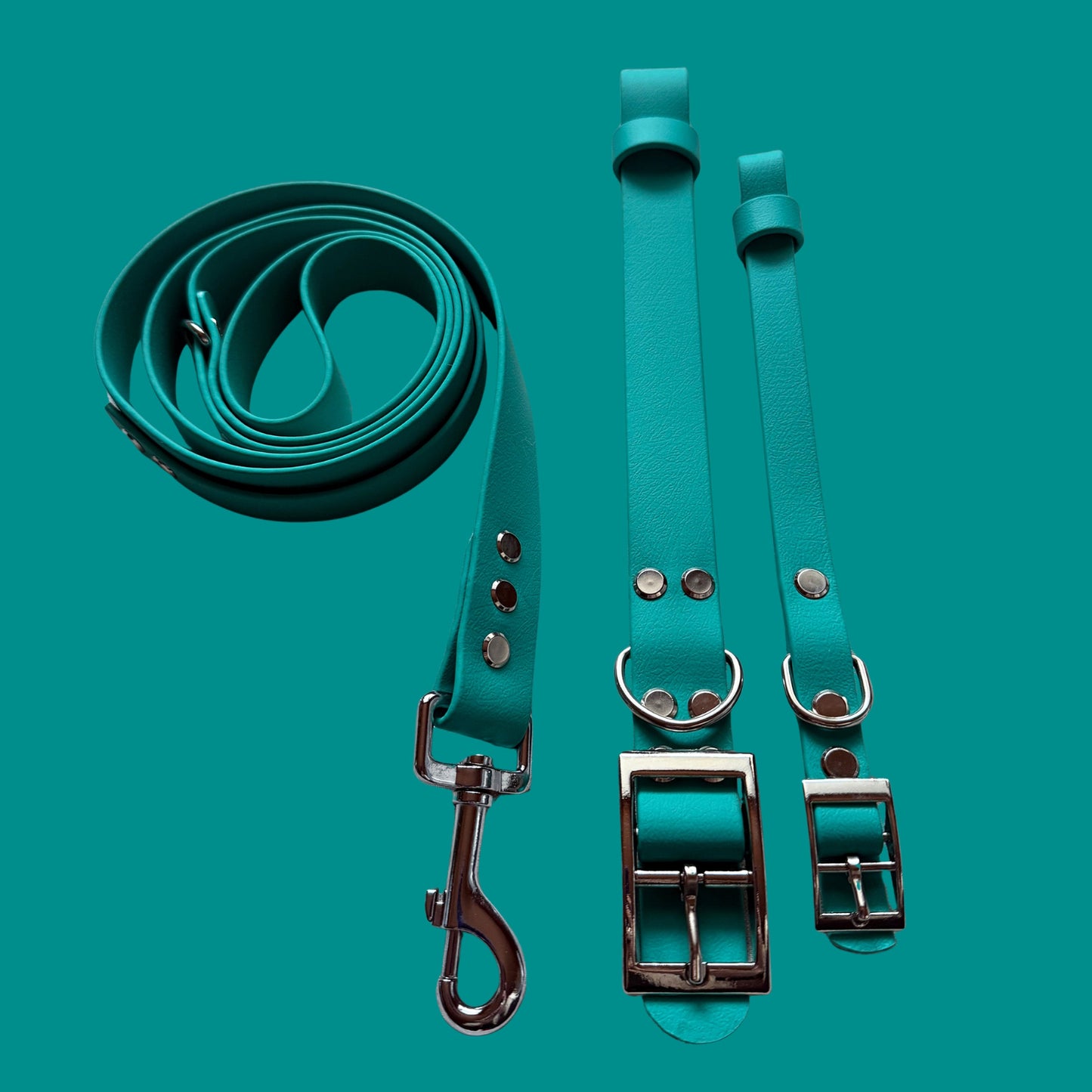 Teal Waterproof Dog Collar 🩵🟢