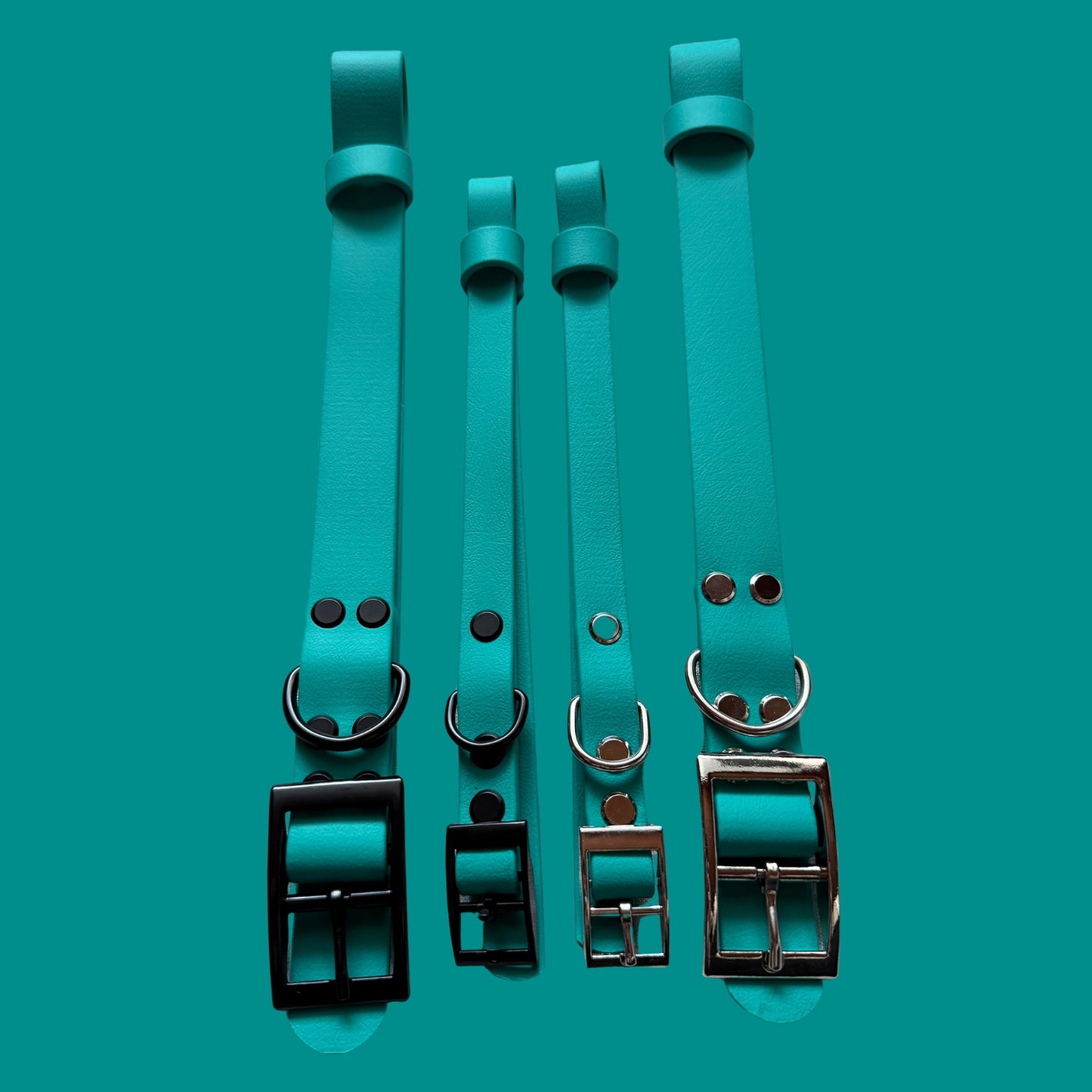 Teal Waterproof Dog Collar 🩵🟢